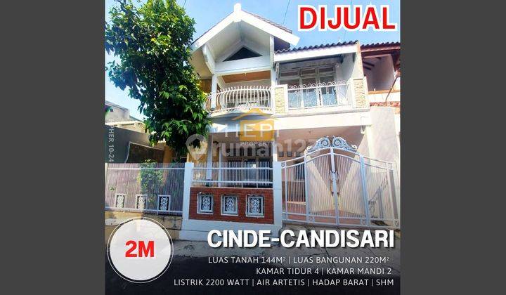 Jual Rumah 2lt  Di Cinde Dkt Pusat Kota, 1