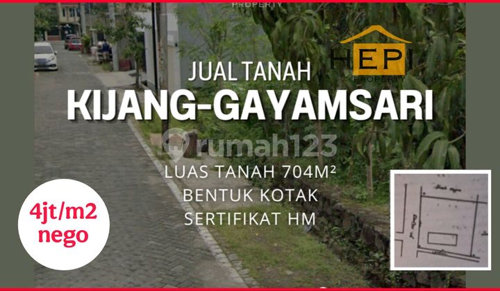 Tanah di Jl.kijang Belakang Lotte Dekat Kota 1