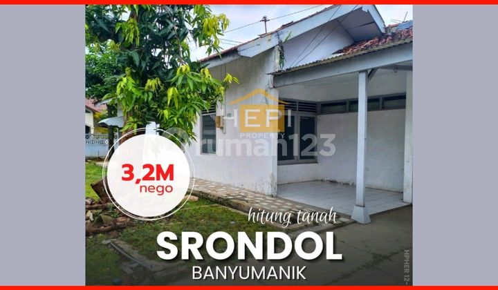 Rumah Hitung Tanah di Srondol Dekat Undip 1