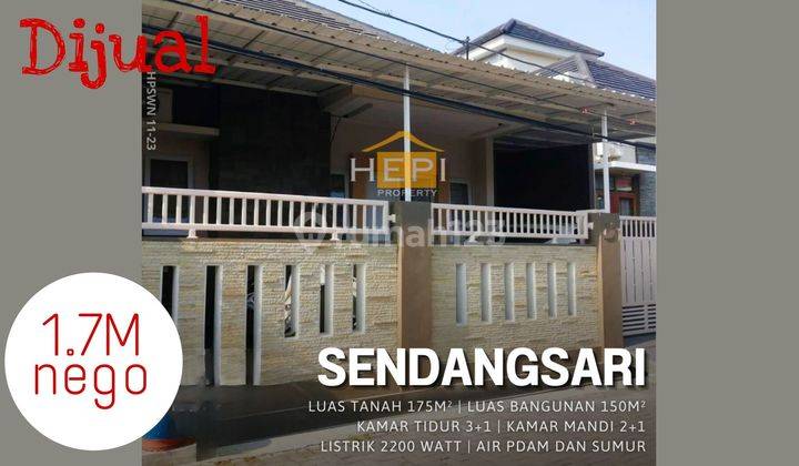 Rumah Bagus Di Sendangsari,15 Menit Ke Pusat Kota 1