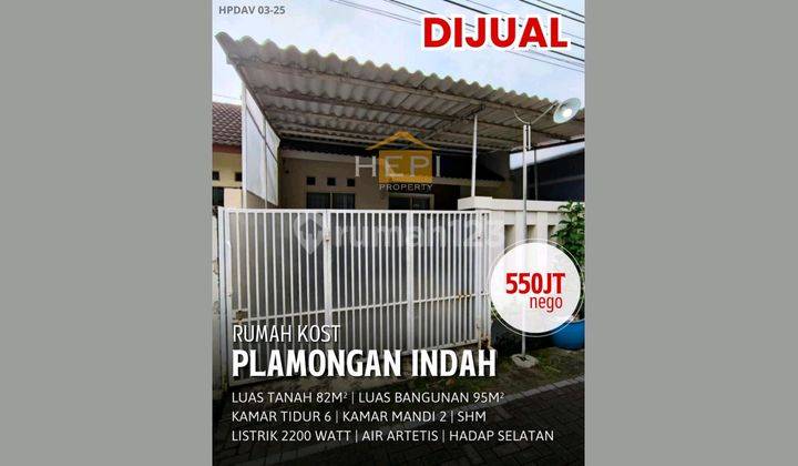 Rumah Kos Di Plamongan Indah Siap Untuk Invest 1