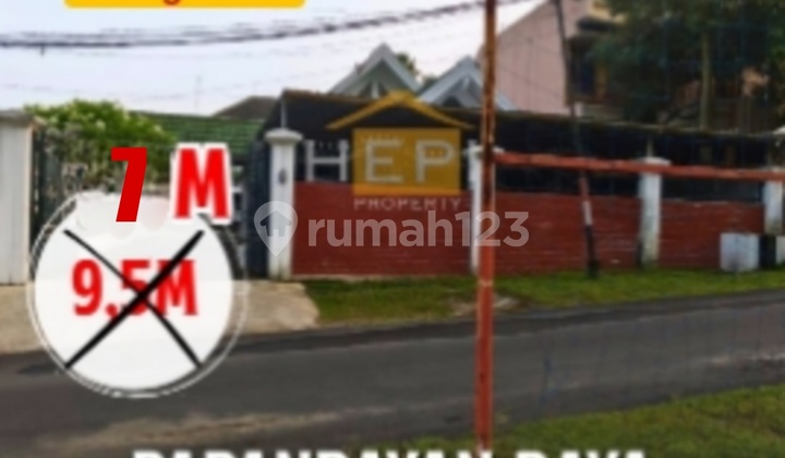 Calculate Land House at Papandayan Raya Location Near Akpol 1