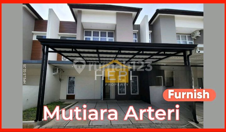Rumah Murah Cluster Tengah Kota ,Furnish di Mutiara Arteri 1