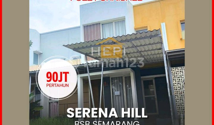 Rumah 2Lt Full Furnish di Serena Bsb City 1