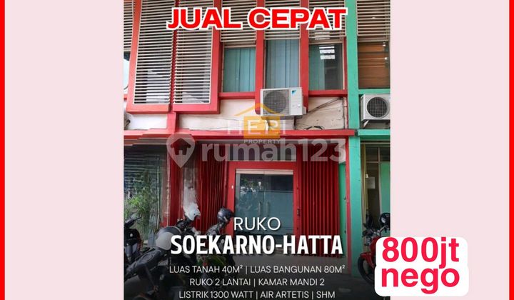Affordable 2-Story Shop House on Sukarno Hatta Main Road, Near USM 1