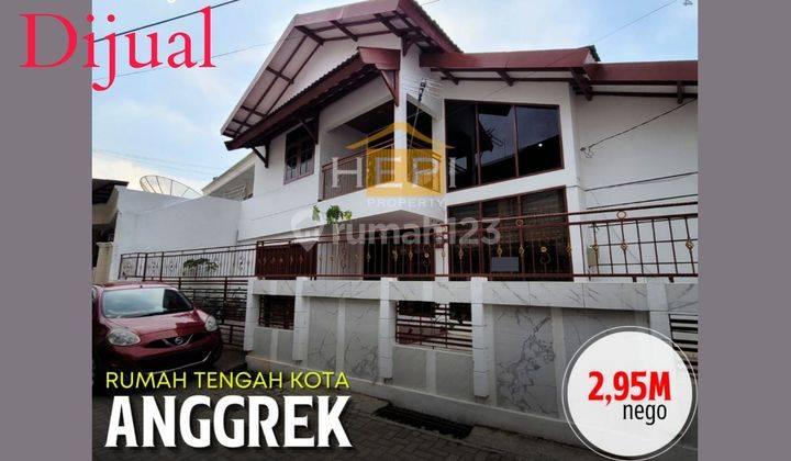 Rumah 2 Lt Tengah Kota Di Jalan Anggrek 1