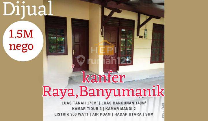 Rumah Di Kanfer Raya, Siap Pakai Untuk Kos/Usaha  1