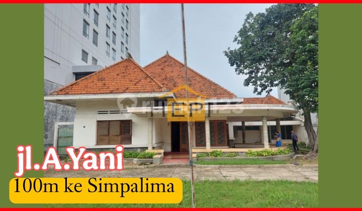 Rumah Indische Style di Jalan Utama Dekat Simpanglima 1