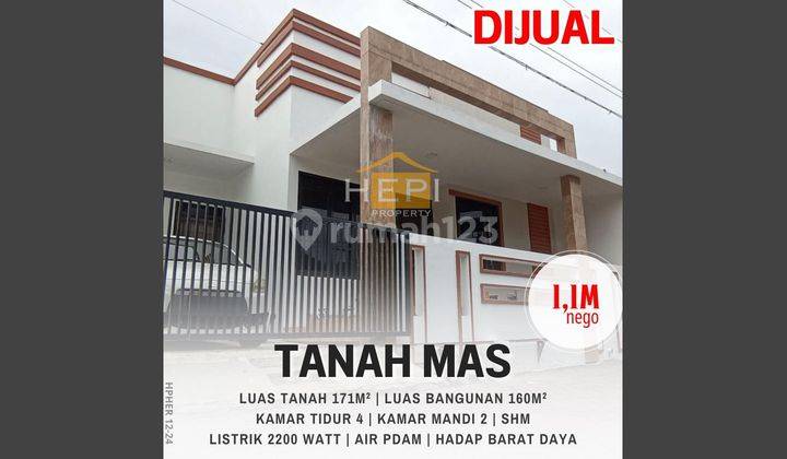 Rumah Di Tanah Mas Siap Pakai,cocok Untuk Home Industri  1