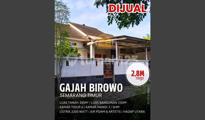 Rumah Di Gajah Birowo Semarang Timur Siap Pakai 1
