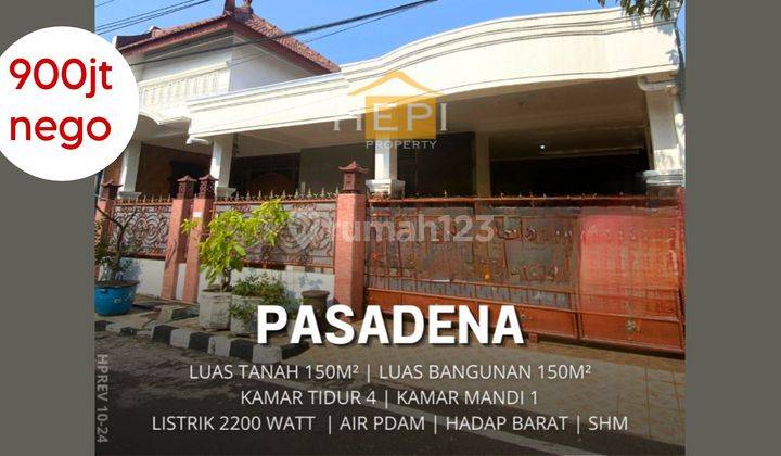 Rumah Di Pasadena , Dekat Kawasan Industri Gatot Subroto 1