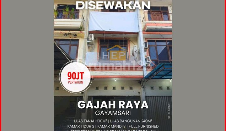 3-Storey Shophouse on Gajah Street, East Semarang, Strategic Location 1