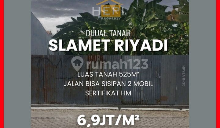 Tanah Siap Bangun Di Slamet Riyadi Semarang Timur 1