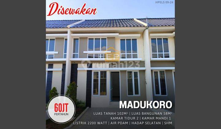 Rumah Cluster Di Madukoro Resident,sebelah Mall The Park 1