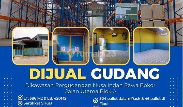 Gudang Nusa Indah Rawa Bokor Luas 586 Murah Bangettt 1