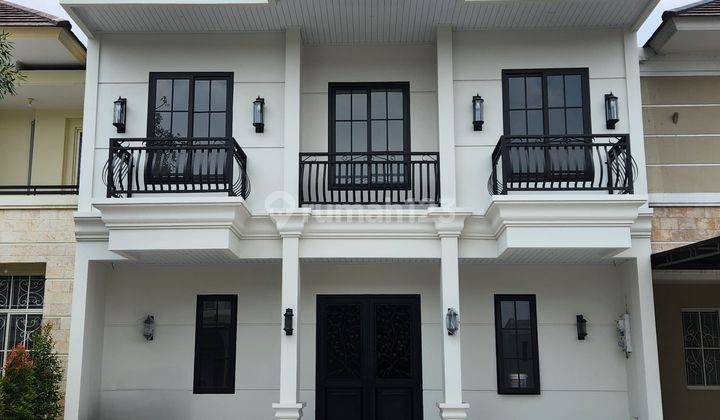 Rumah Cantik Sutera Onyx Alam Sutera Full Marmer Ada Lift Dgn 4 Lantai Luas 144 Dgn 7 Kt 1