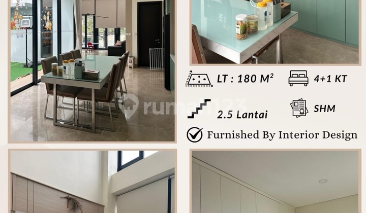 Rare Find !! Navapark Lancewood House in Bsd City, Area 180 M2, 2.5 Floors, Furnished, Freehold Title 2
