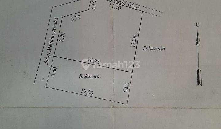 Tanah 210 M2 SHM di Jalan Gajah Barat Gayamsari Semarang 2