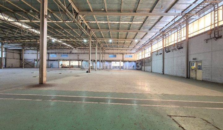 Ex Pabrik industri seluas 17526m2 ada bangunan kantor, 2 gudang besar , kantin, mess Nanggewer Cibinong Bogor 1
