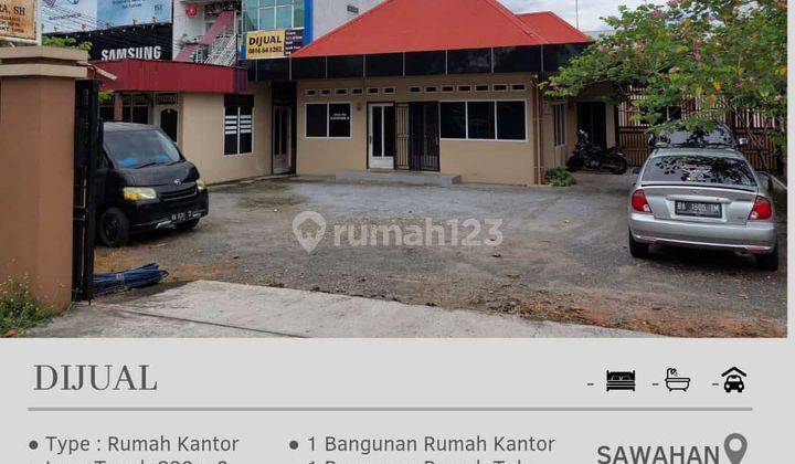 Rumah di daerah komersil kota padang cocok untuk kantor dan usaha di Jalan Sawahan 1