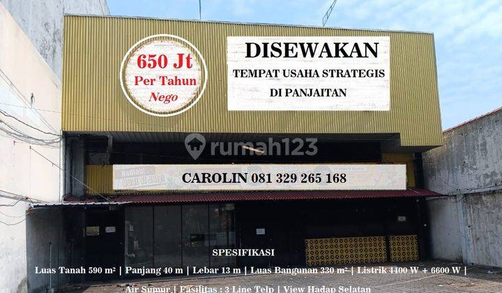 Disewakan Rumah Tempat Usaha Bagus Strategis di DI Panjaitan Disewakan Rumah Tempat Usaha Bagus Strategis di DI Panjaitan