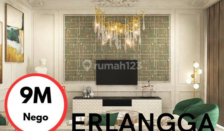 Dijual Rumah 2 LT Furnished Bagus Strategis di Erlangga Semarang  1
