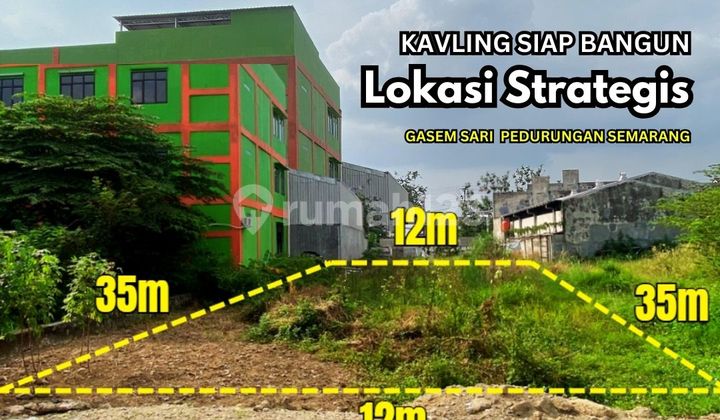 Kavling Siap Bangun,Akses Mudah, Dekat Jalan Raya 1