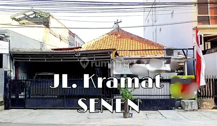 Rumah Lama terawat  cocok untuk Kantor, kos an , rumah tinggal di Daerah Kramat , senen Jakarta Pusat
 1