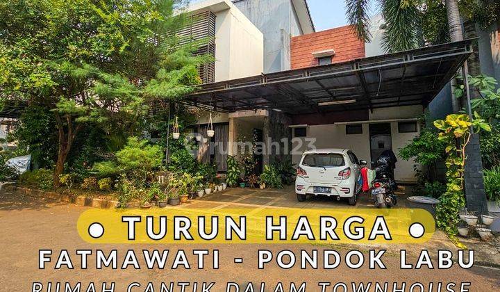 Rumah Cantik Dalam Townhouse Fatmawati Dekat Jakarta Selatan 
 1