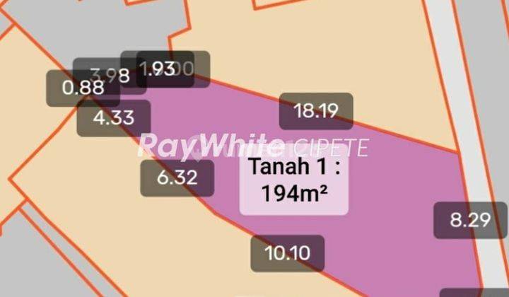 Rumah hitung tanah di Benhil cocok untuk kost2an 2