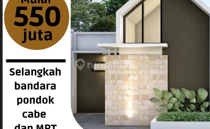 Termurah Rumah 1,5 lantai konsep mezzanin milenials di Pondok Cabe Dekat Tol tanpa DP 0% 14