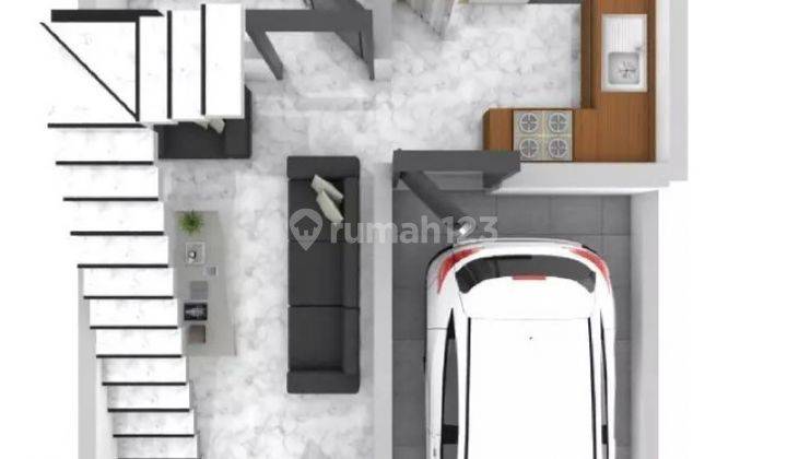 RUMAH 2 LT TERMURAH BISA KPR DEKAT PONDOK CABE  2