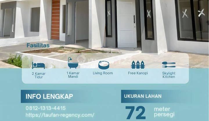 Takeover rumah baru tanpa bi checking dp 0% dekat tol dipinggir jalan 2