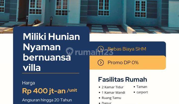 TERMURAH RUMAH SIAP HUNI DP 0% NEMPEL BSD 2