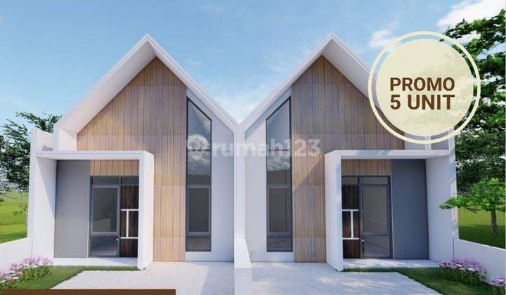 RUMAH MINIMALIS MODERN KPR TANPA DP DEKAT MALL  2