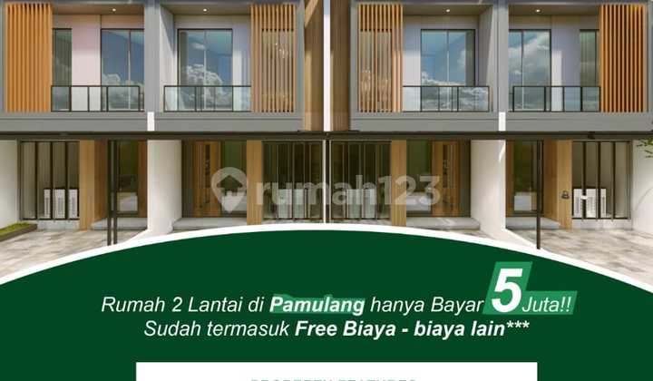 Termurah 2 Lantai Tanpa Dp Bisa Kpr Dekat Bintaro