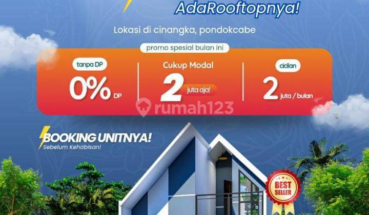 Terviral Rumah Murah Nempel Pondok Cabe 1