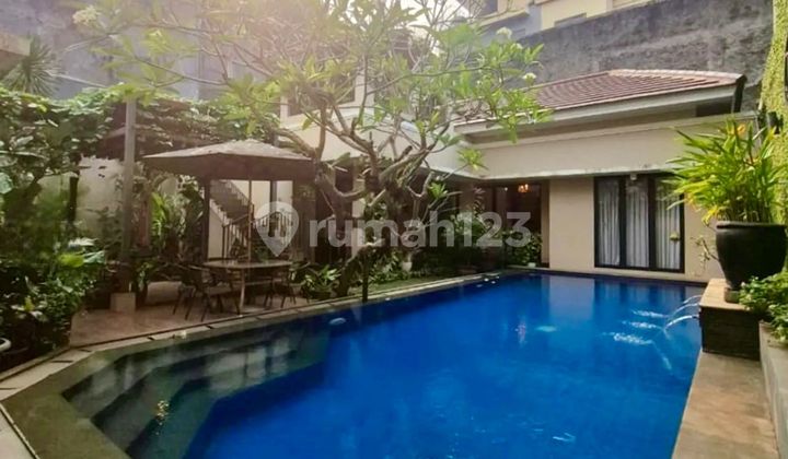 For Sale Modern Tropical House in Kemang Compound South Jakarta