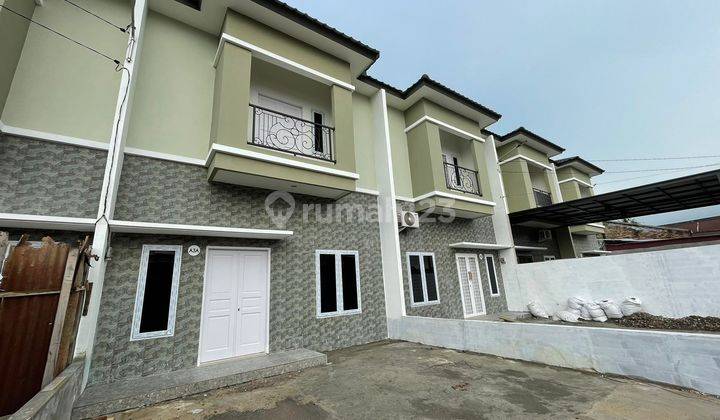 Rumah Baru Hadap Jalan Medan Sunggal Sudah  Ready 100%Baru 1