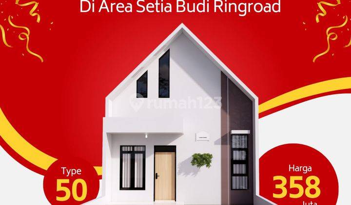 Rumah TERMURAH DI SETIA BUDI MODEL SCANDINAVIAN  1