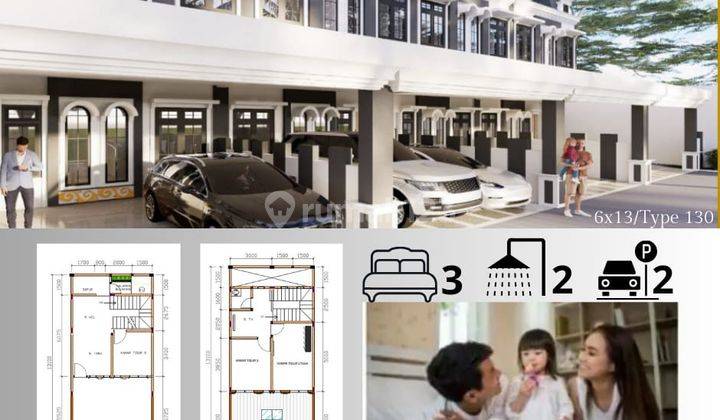 RUMAH MEWAH KAPTEN MUSLIM CARPORT BISA 2 Mobil  1