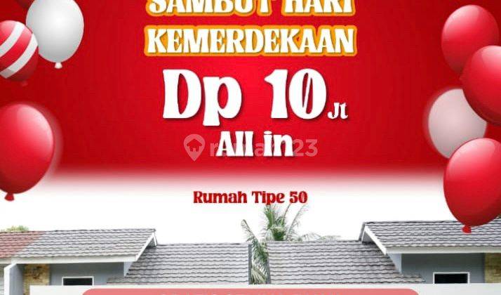 RUMAH SUBSIDI TERBAIK DI BINJAI DP 10JT All IN 1