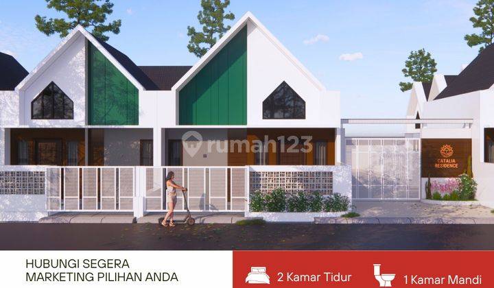 Rumah Cantik Pondon SuryaMedan Helvetia Model Scandinavian 1