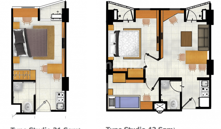Promo akhir tahun Riverview Apartement Jababeka, booking 2,5 jt cashback 10 jt 7
