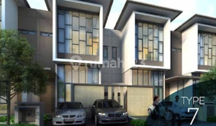 Rumah Bagus 3 lantai di Cluster Semayang, Asya JGC Cakung Jakarta Timur