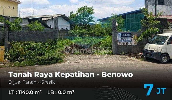 Murah, Tanah Raya Kepatihan Benowo Menganti Shm 1