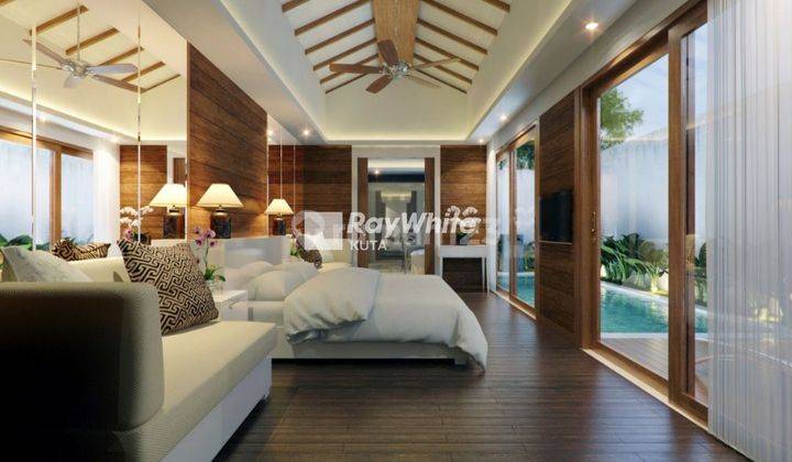 Dijual Hak Sewa 6 Unit Villa 1 Kamar Furnished di Legian 1