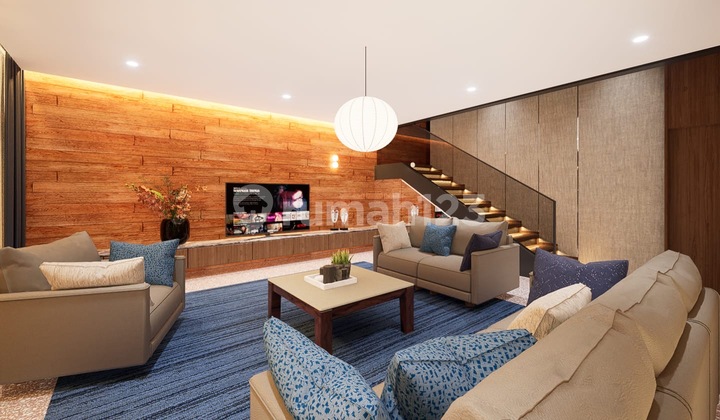 Dijual Villa 3 Lantai Furnished Sangat Dekat ke Pantai Berawa