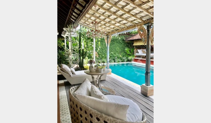 Sewa Tahunan - Villa Furnished Hanya Jalan Kaki ke Pantai Sanur