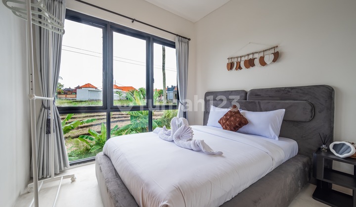 Dijual Cepat Villa Baru Furnished 2BR View Sawah di Canggu Dijual Cepat Villa Baru Furnished 2BR View Sawah di Canggu
